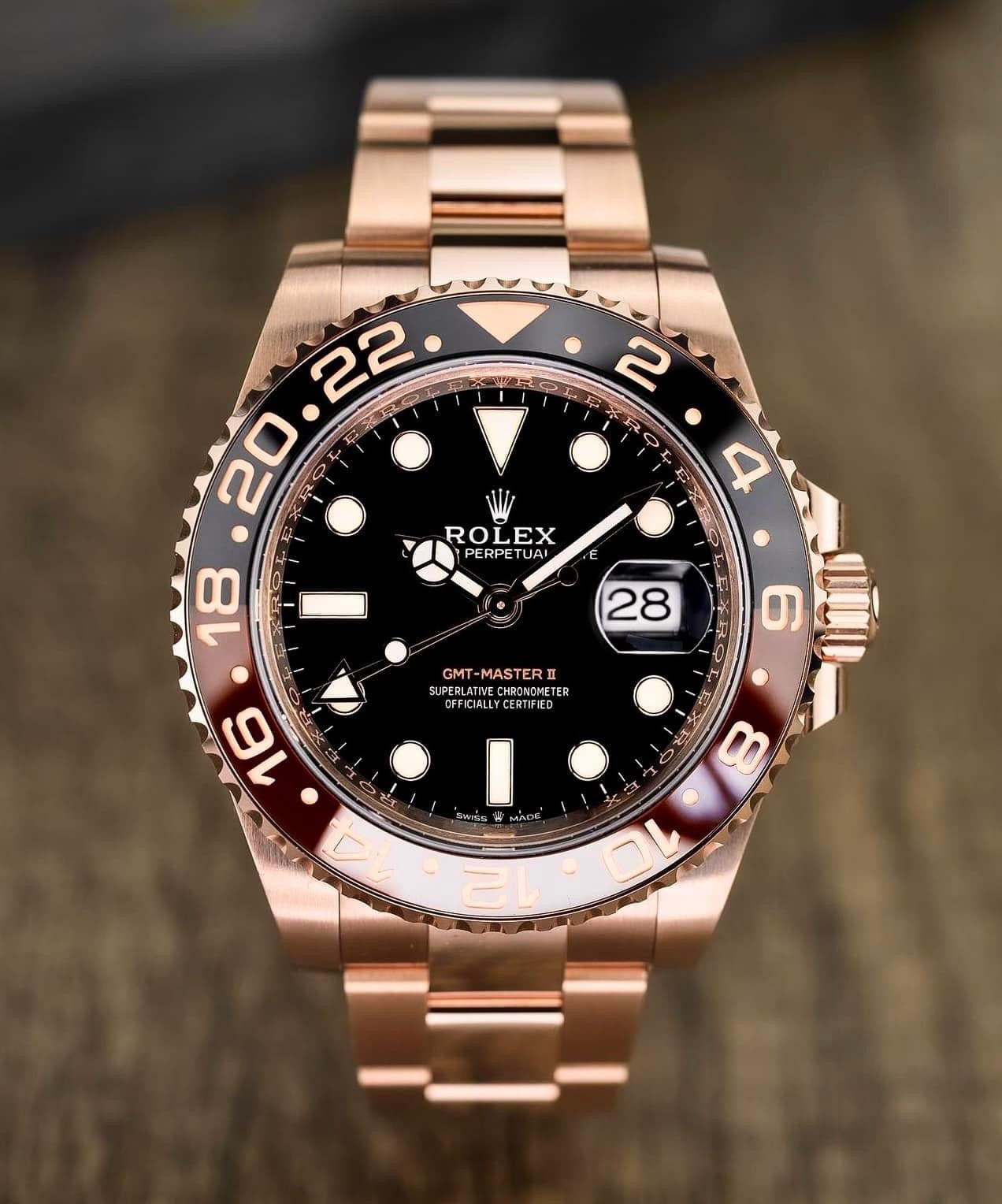 Đồng Hồ Rolex GMT Master II 126715 RootBeer