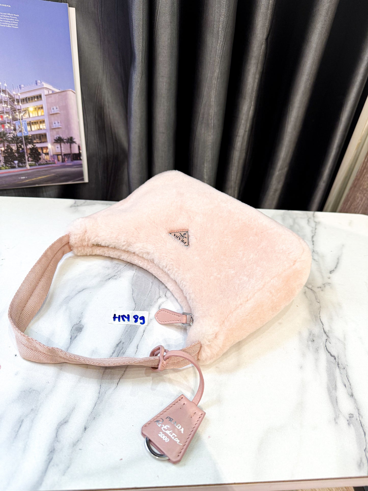 A A Prada Mini Hobo Bag HN89