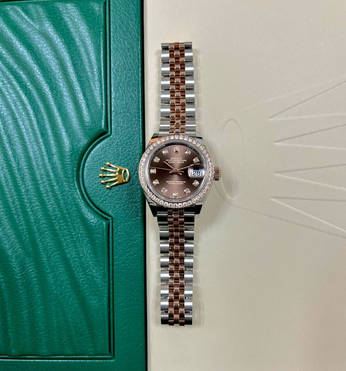 Đồng Hồ Rolex Datejust 279381RBR Chocolate Dial