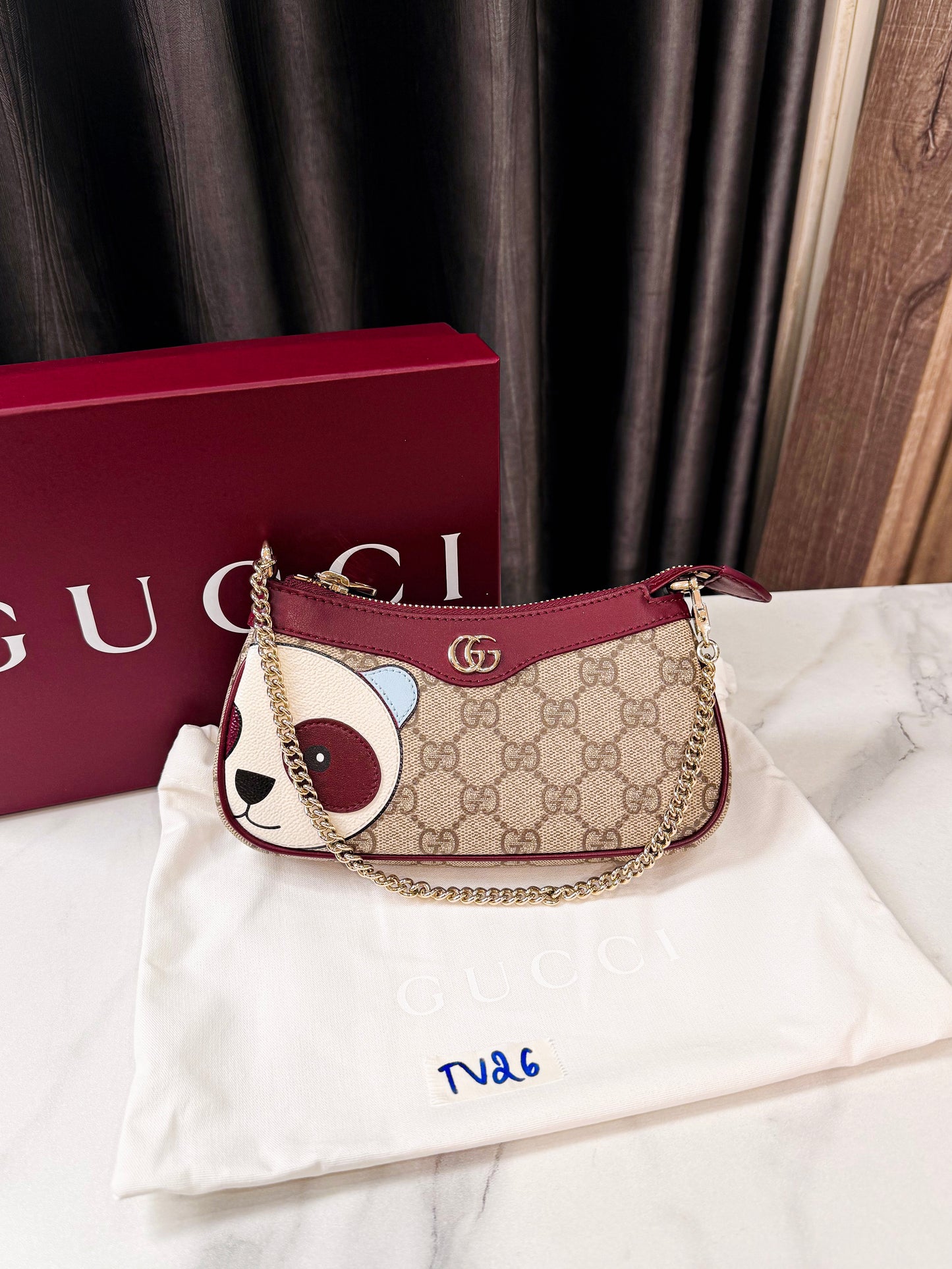 Pochette Gucci Gấu New TV26