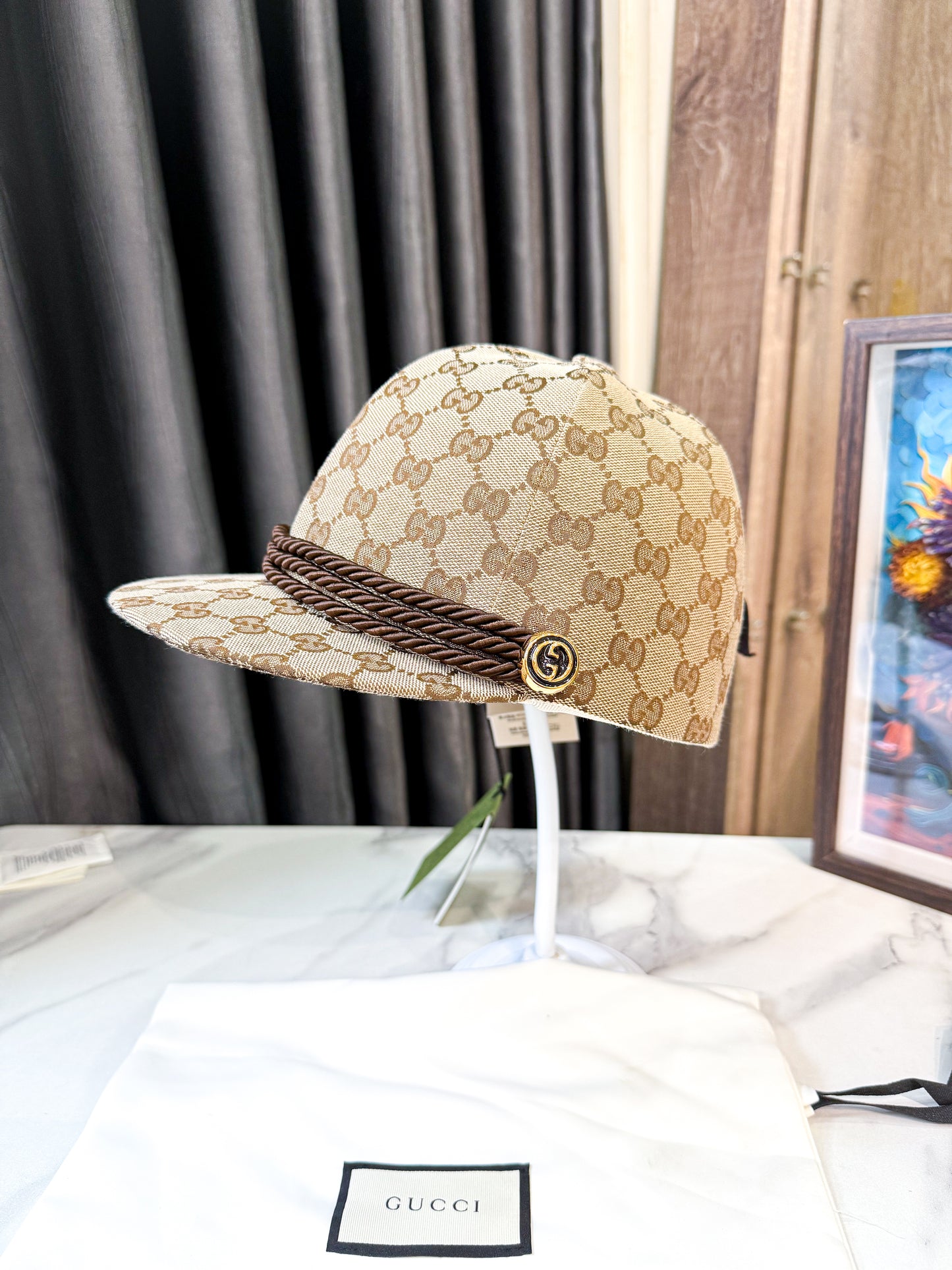 Mũ Gucci Nơ New Size L Fom Nhỏ