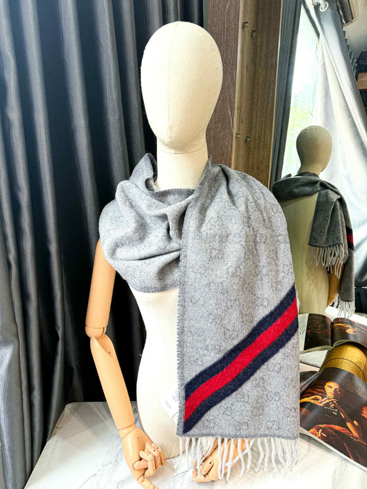 Khăn Len Gucci Grey New