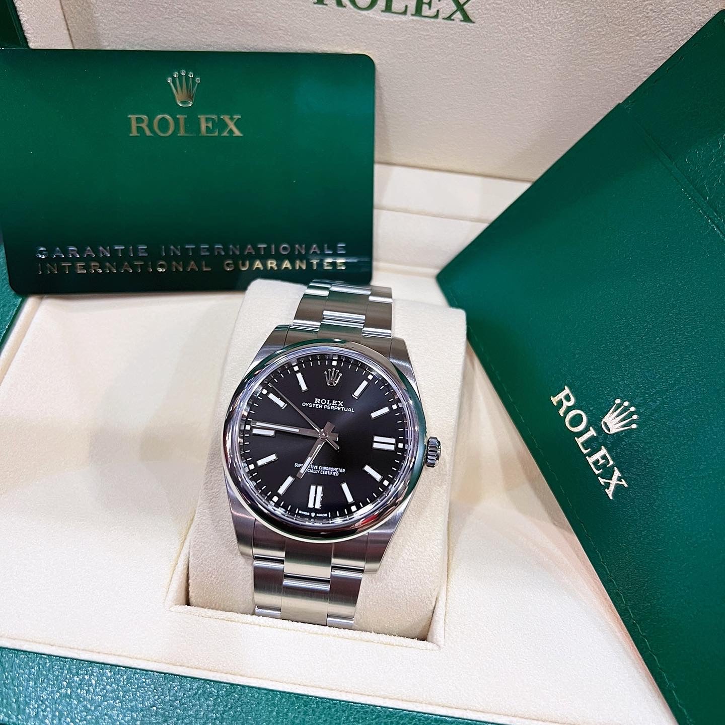 Rolex OP 41mm Dial Black