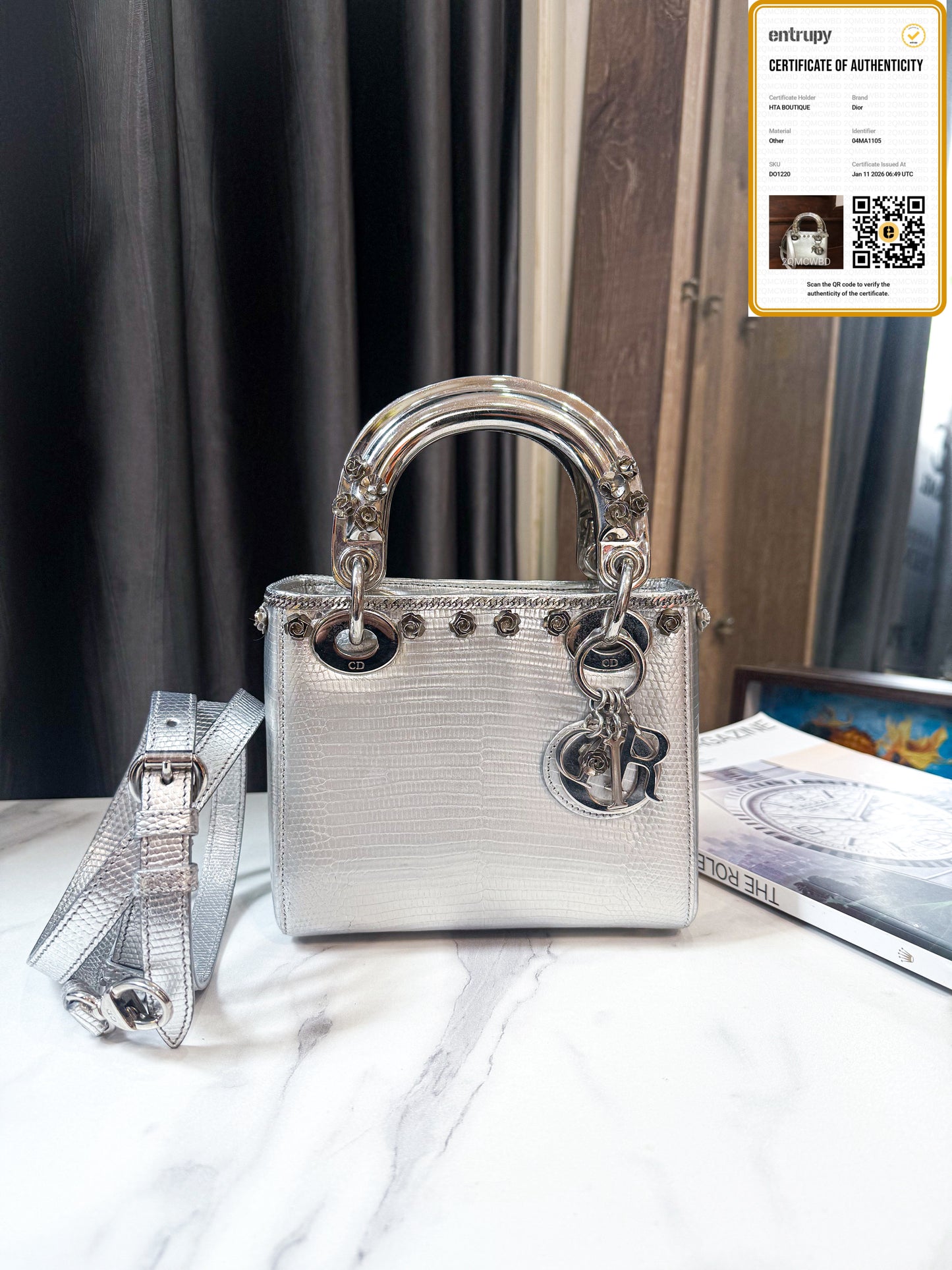 A A Dior Lady Mini Metalic