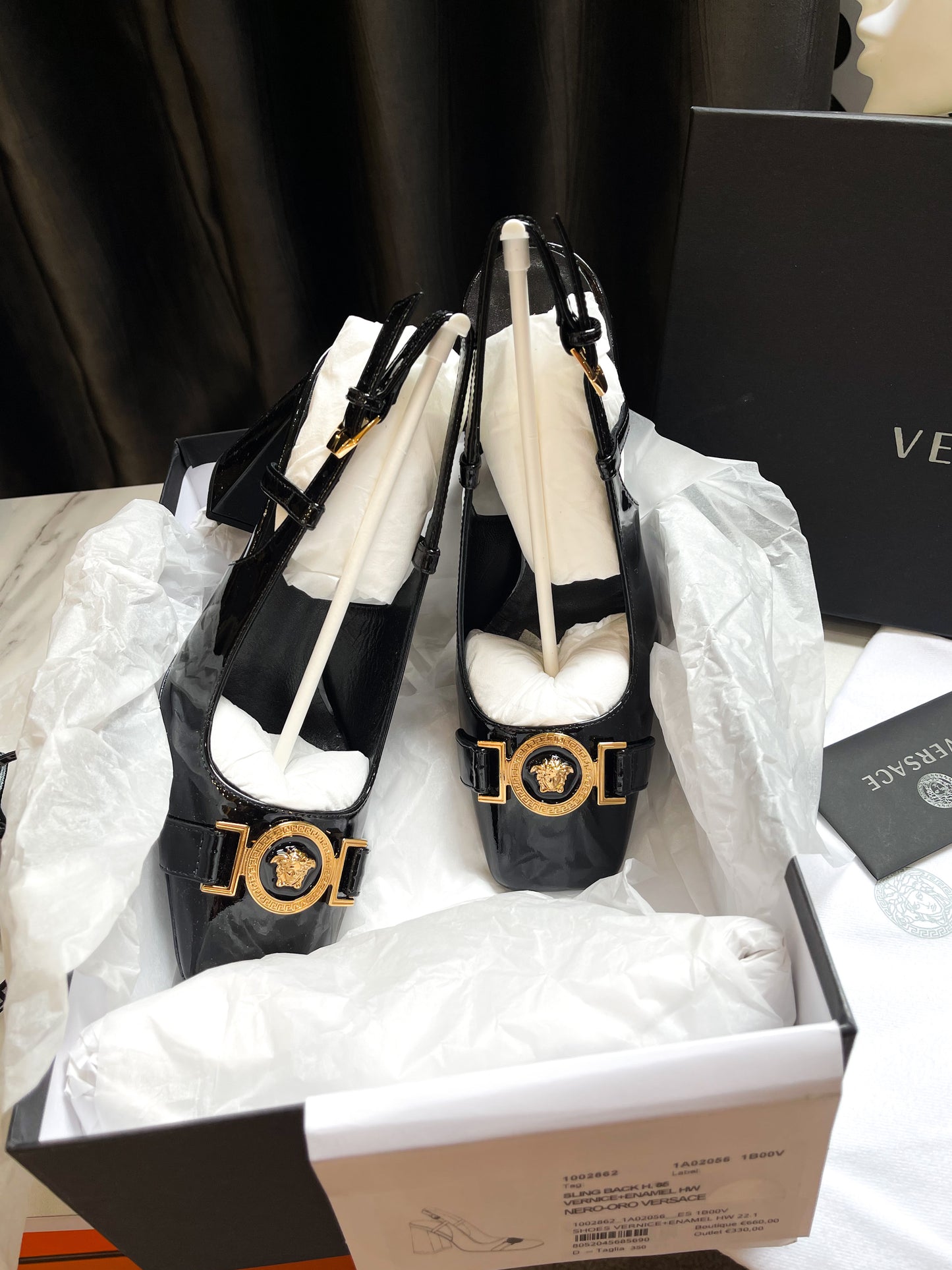 Versace Slingback Size 38