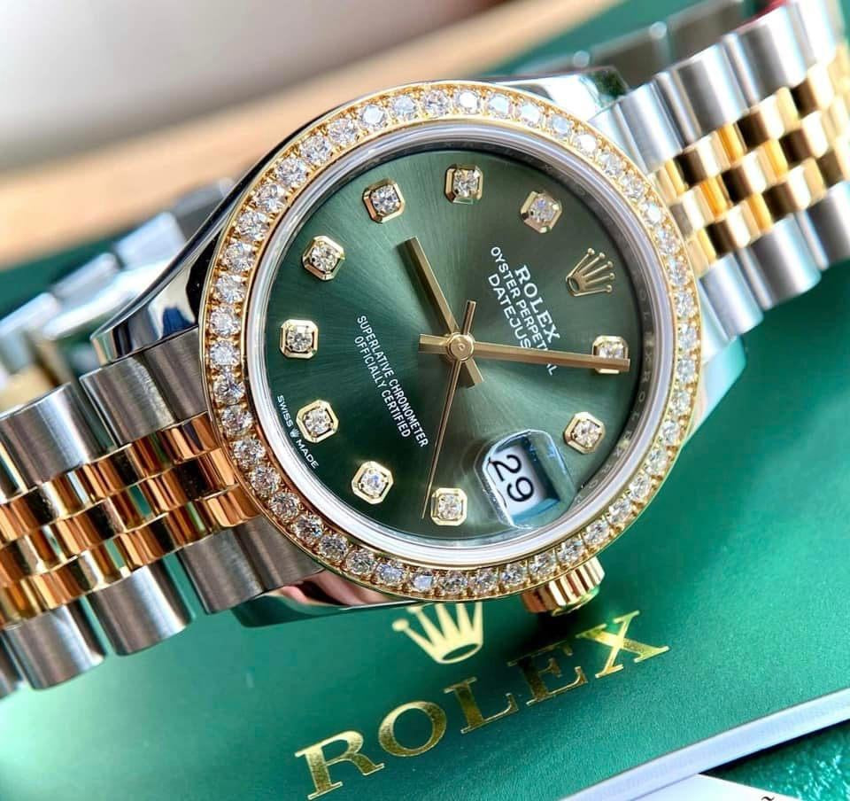 Đồng Hồ Rolex DateJust 278383RBR Green size 31mm