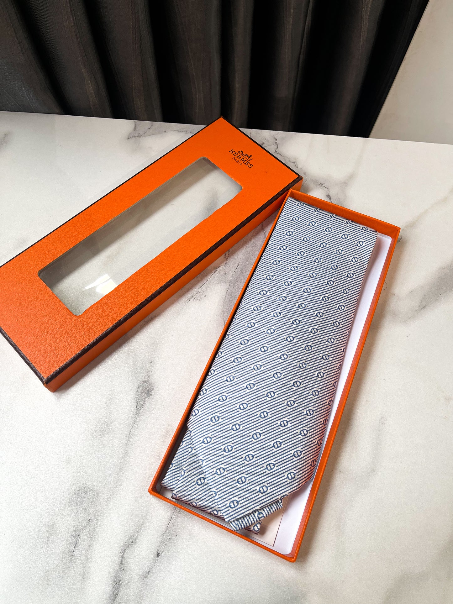 Cà Vạt Hermes New