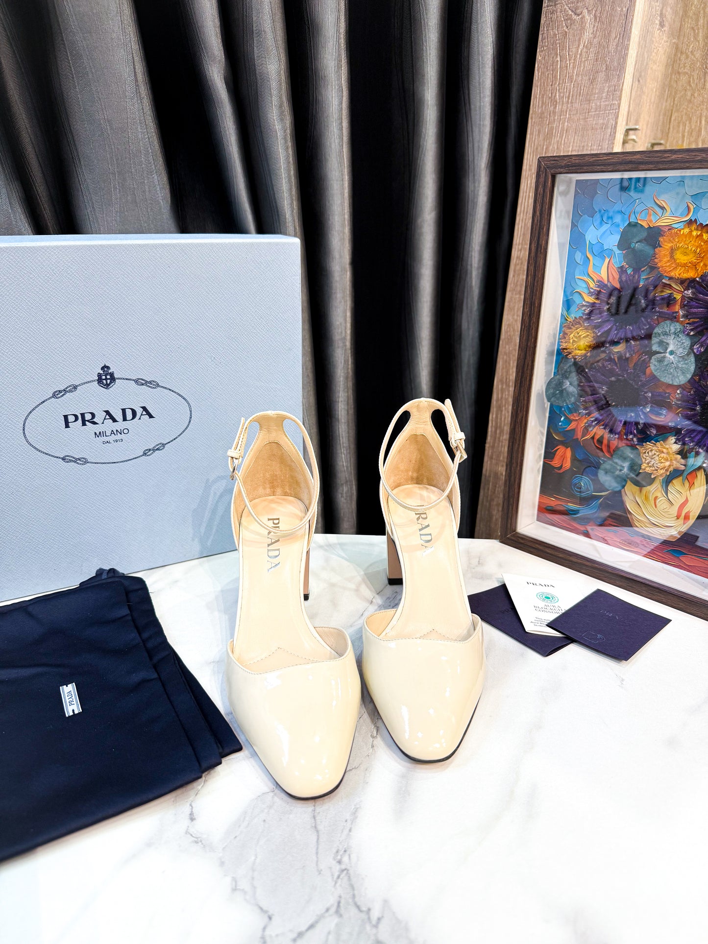 Giày Prada Begie Size 36