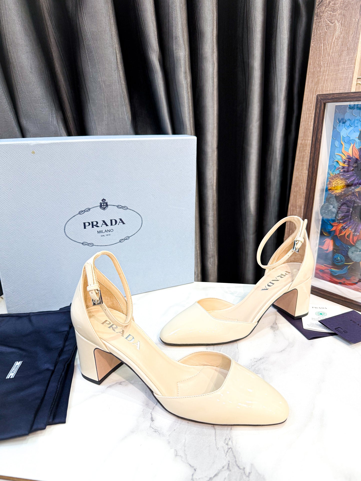 Giày Prada Begie Size 36