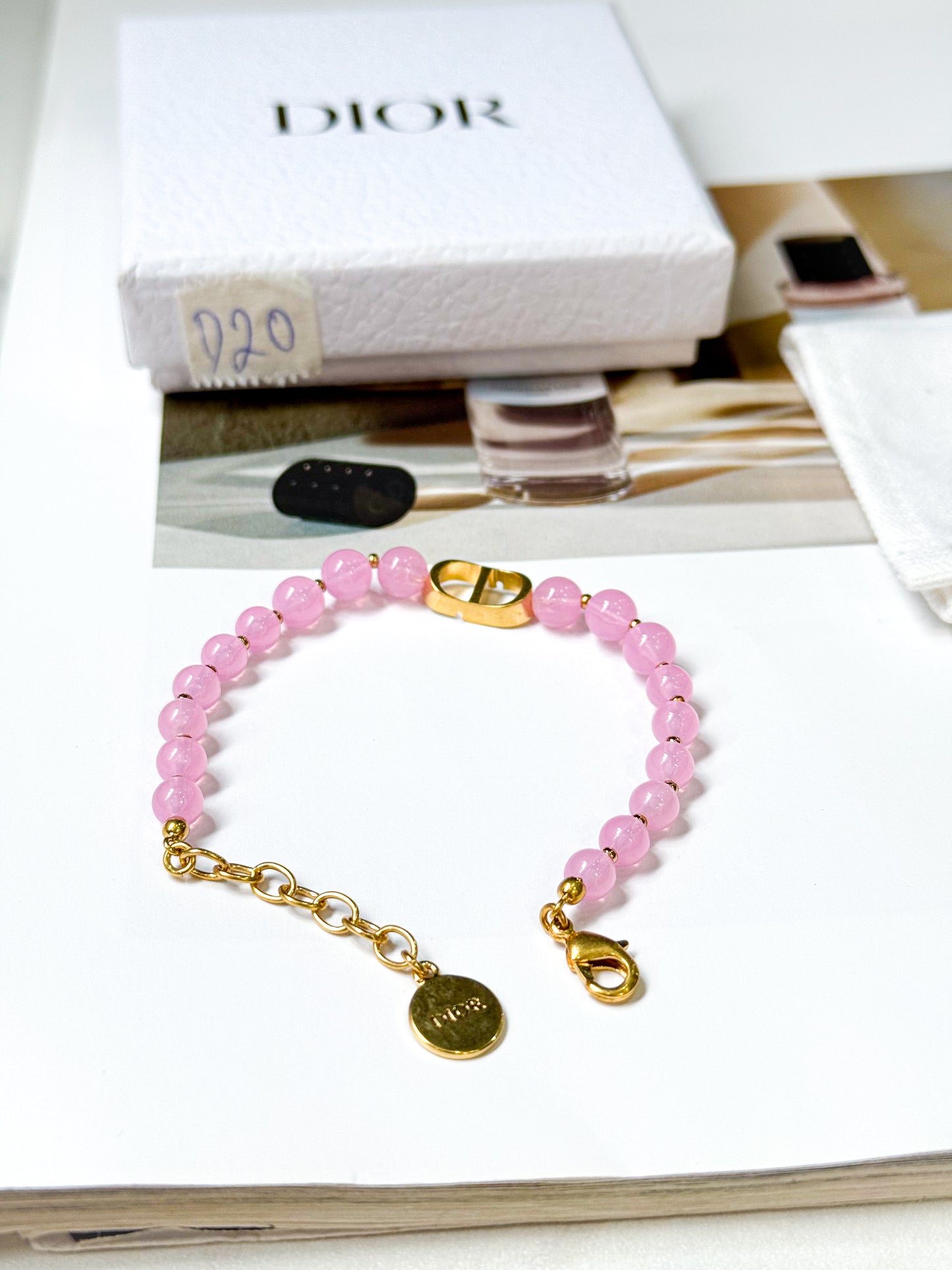 Vòng Dior Hồng New D20