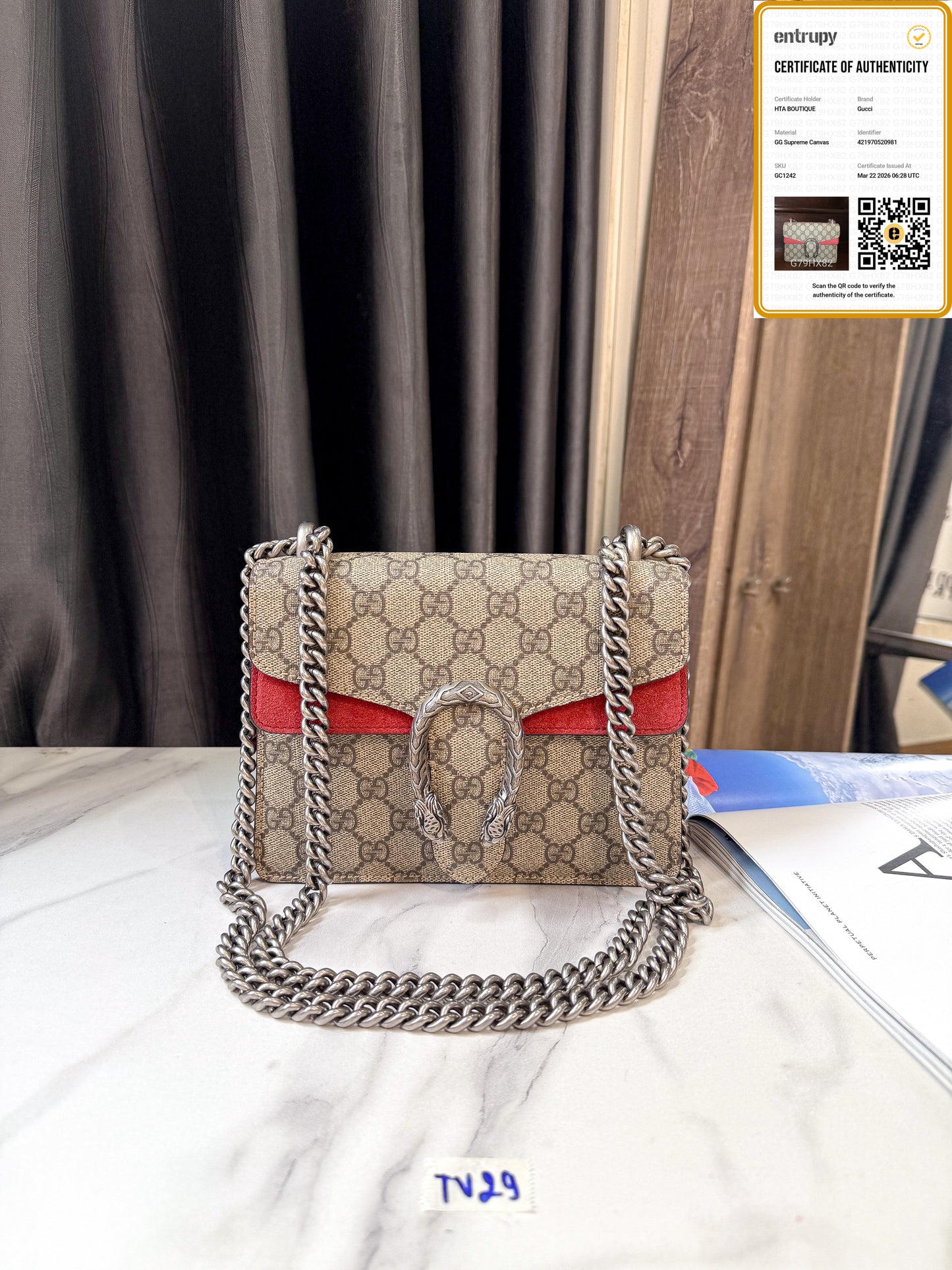 A A Gucci Interlocking Size 20 Mix Đỏ TV29