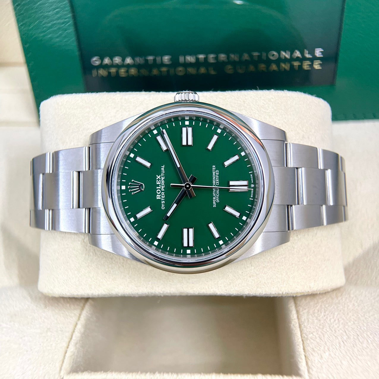 Đồng Hồ Rolex OP Green size 41