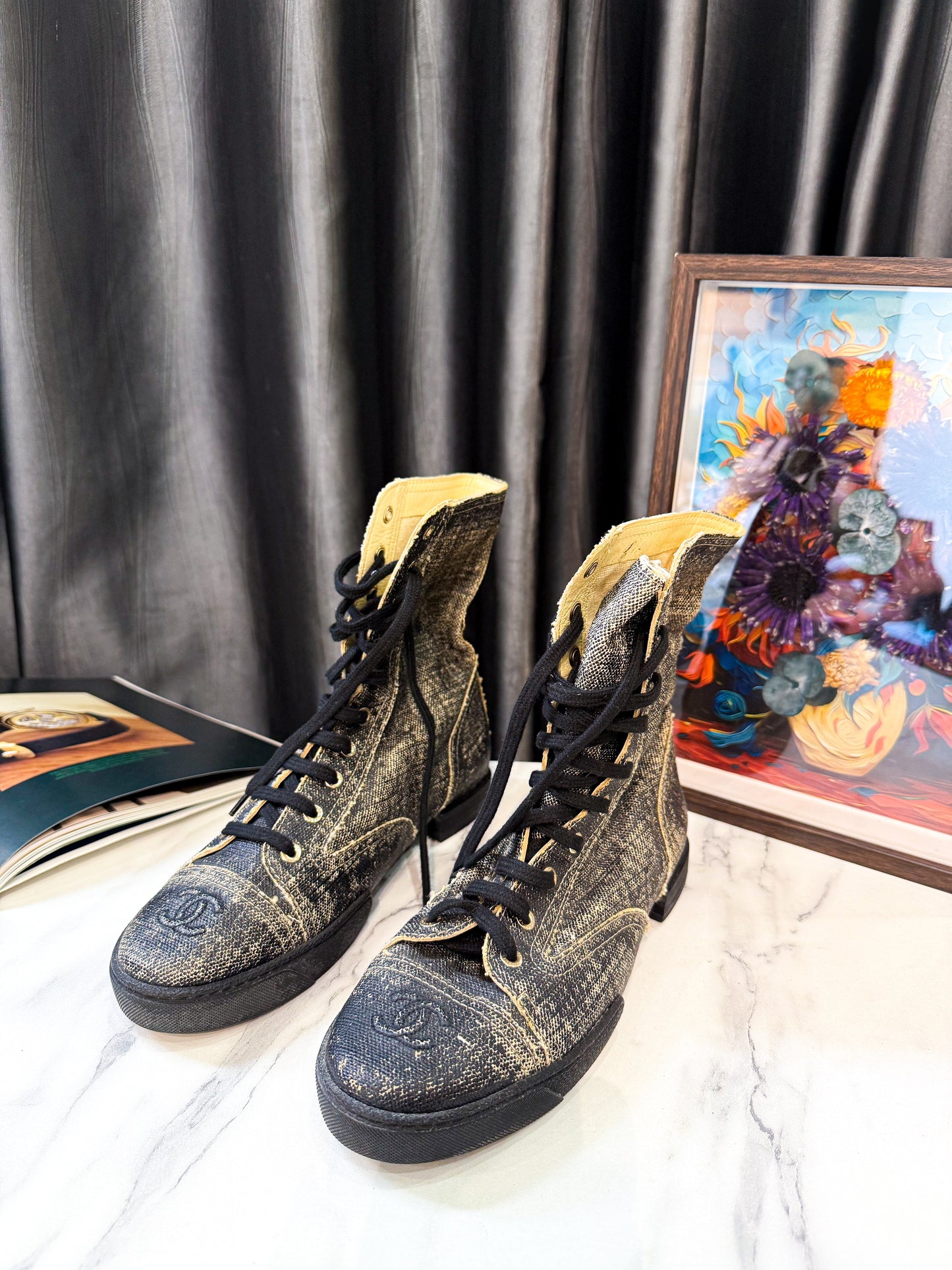 Boot Chanel Giả Cổ Size 39