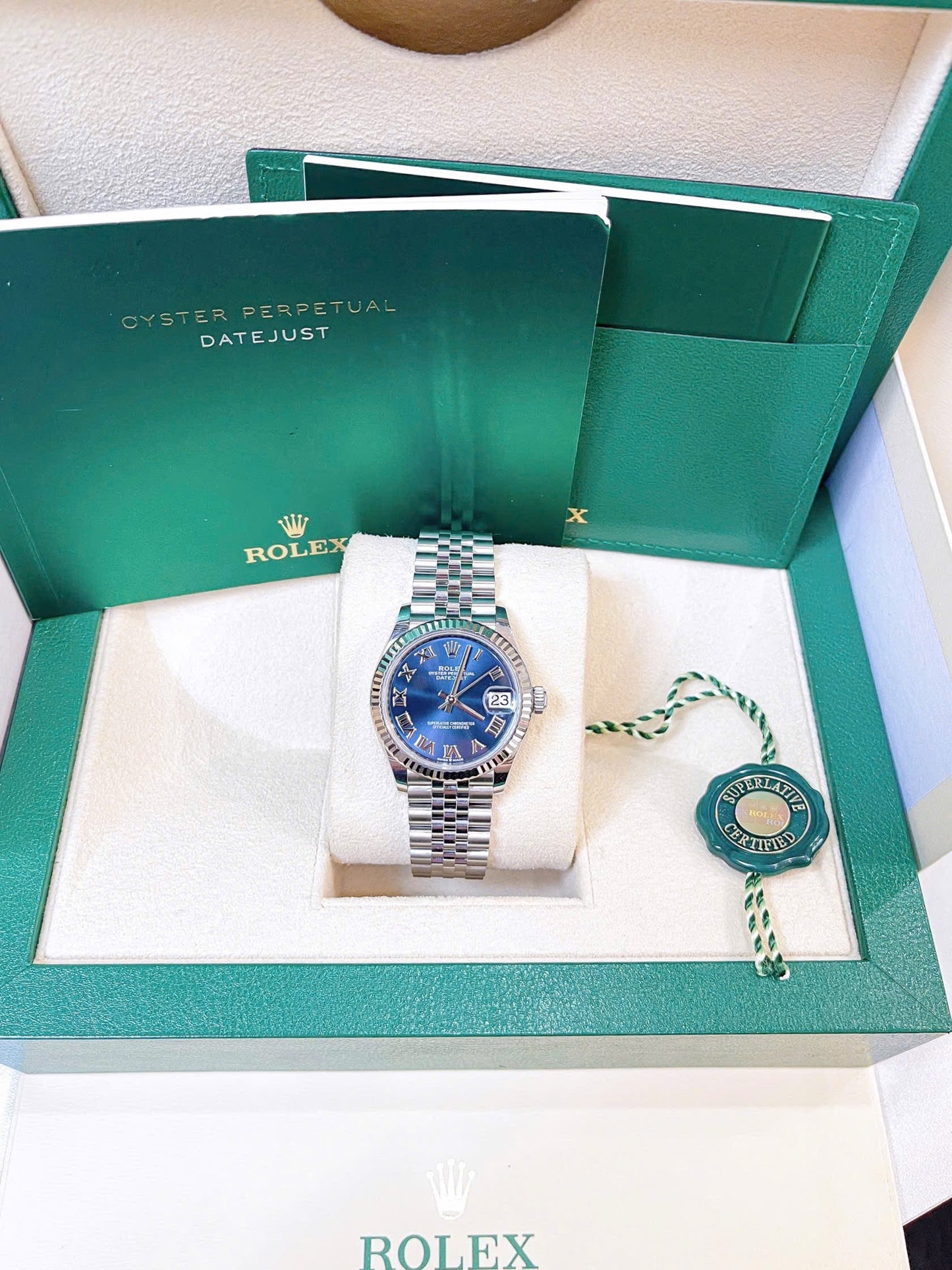 Đồng Hồ Rolex Datejust 278274 size 31mm Blue