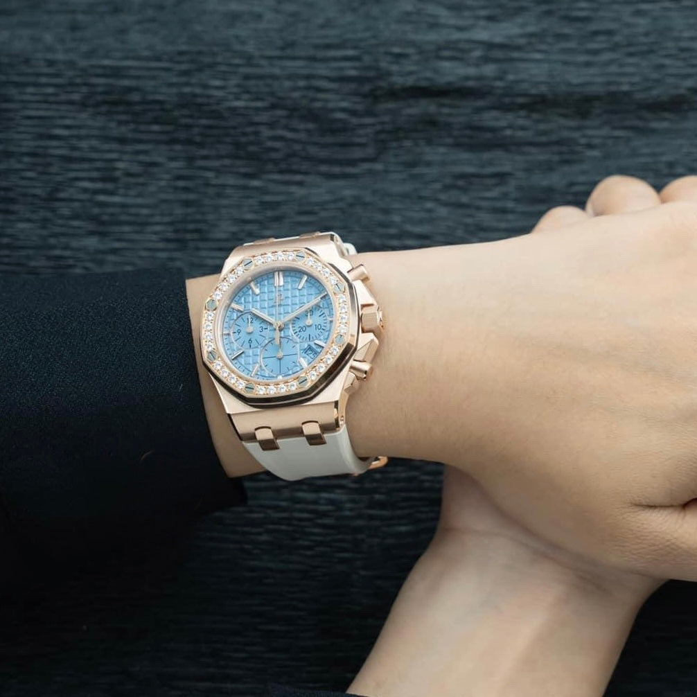 Đồng Hồ Audemars Piguet Offshore 26231OR Light Blue size 37mm