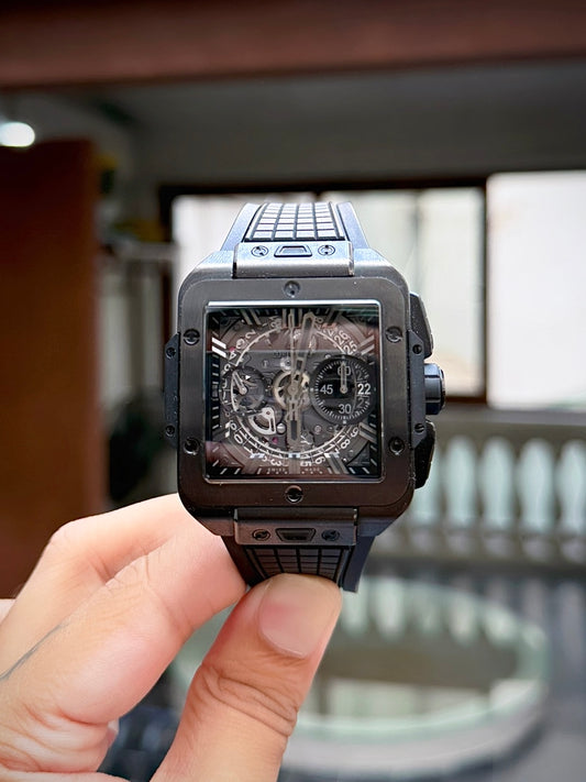 Đồng Hồ Hublot Square Bang Unico Ceramic 42mm Black