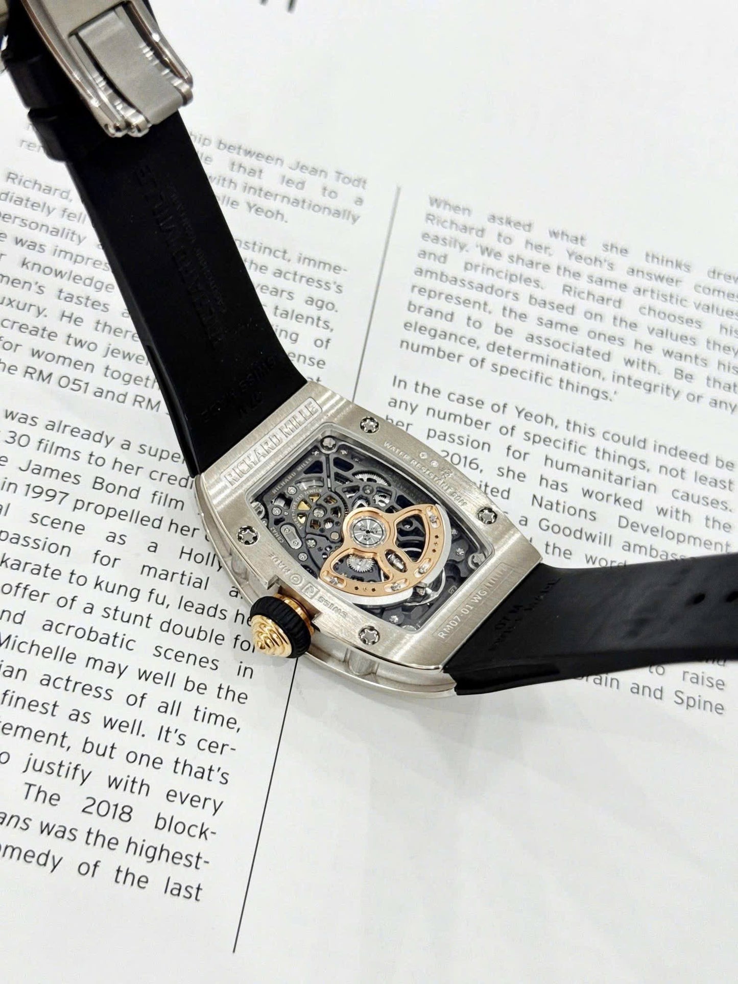 Đồng Hồ Richard Mille 07-01 WG