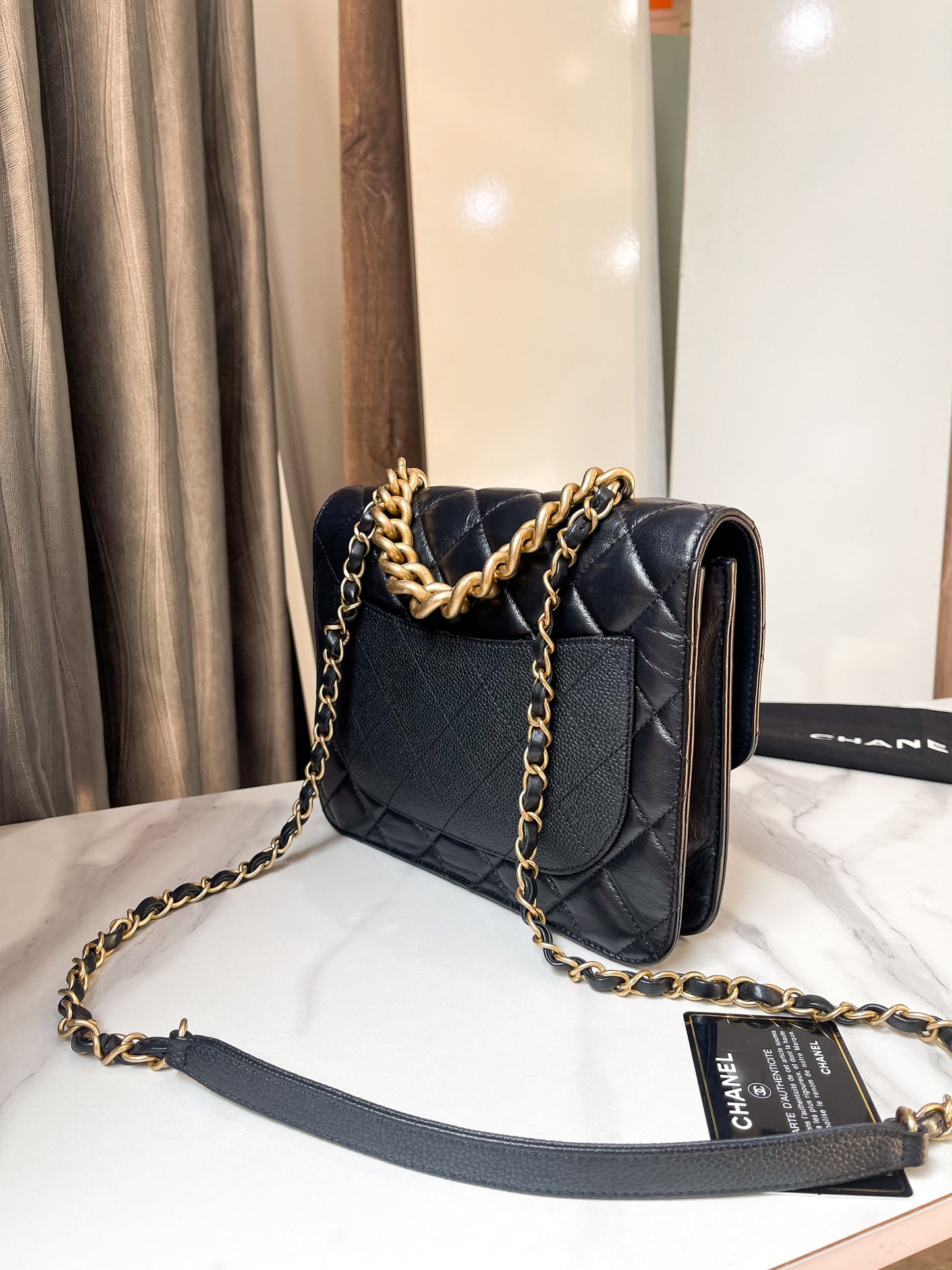 Chanel Chain Handle Flap Bag