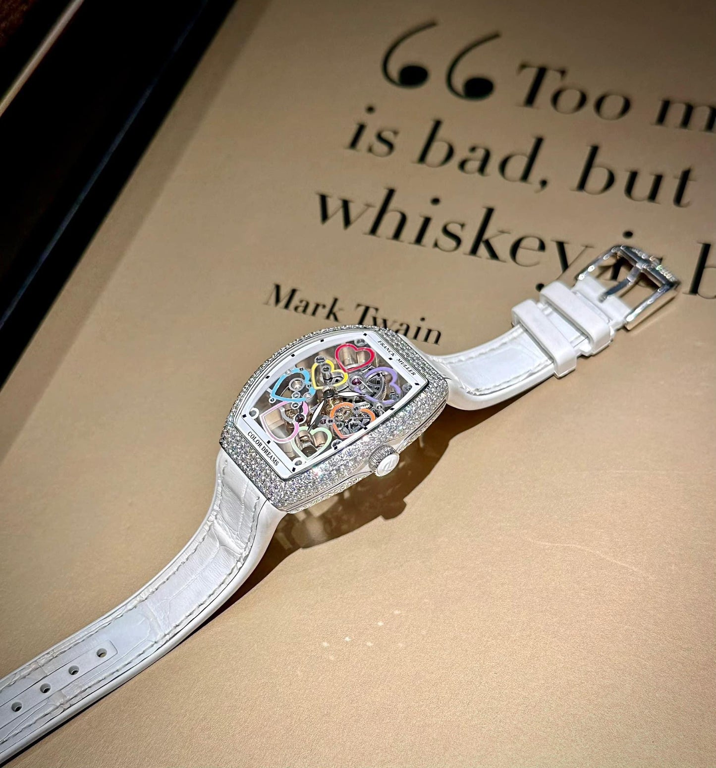 Đồng Hồ Franck Muller V32 Heart Color Skeleton