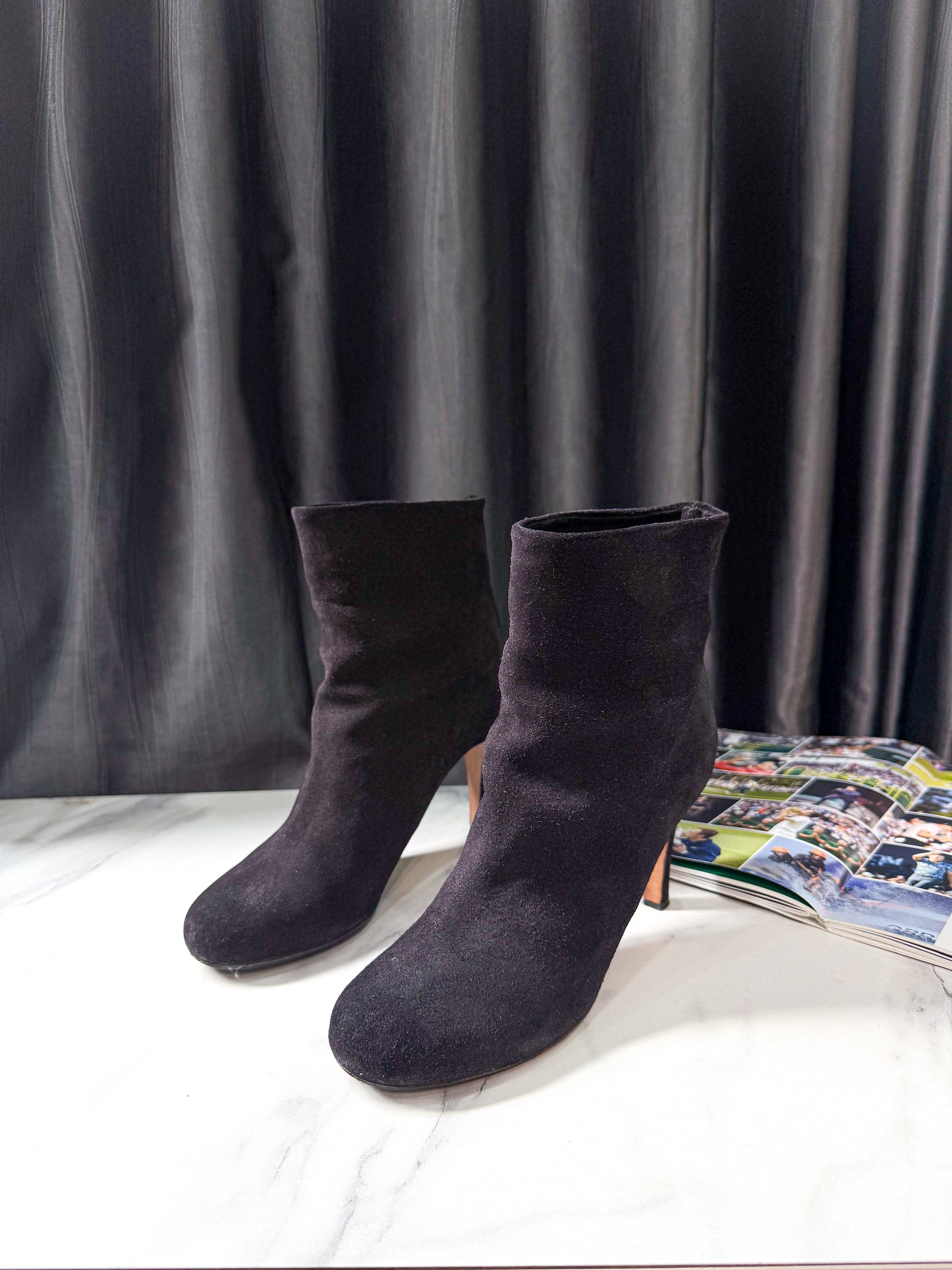 Boot Chloe Da Lộn Size 38.5 Used