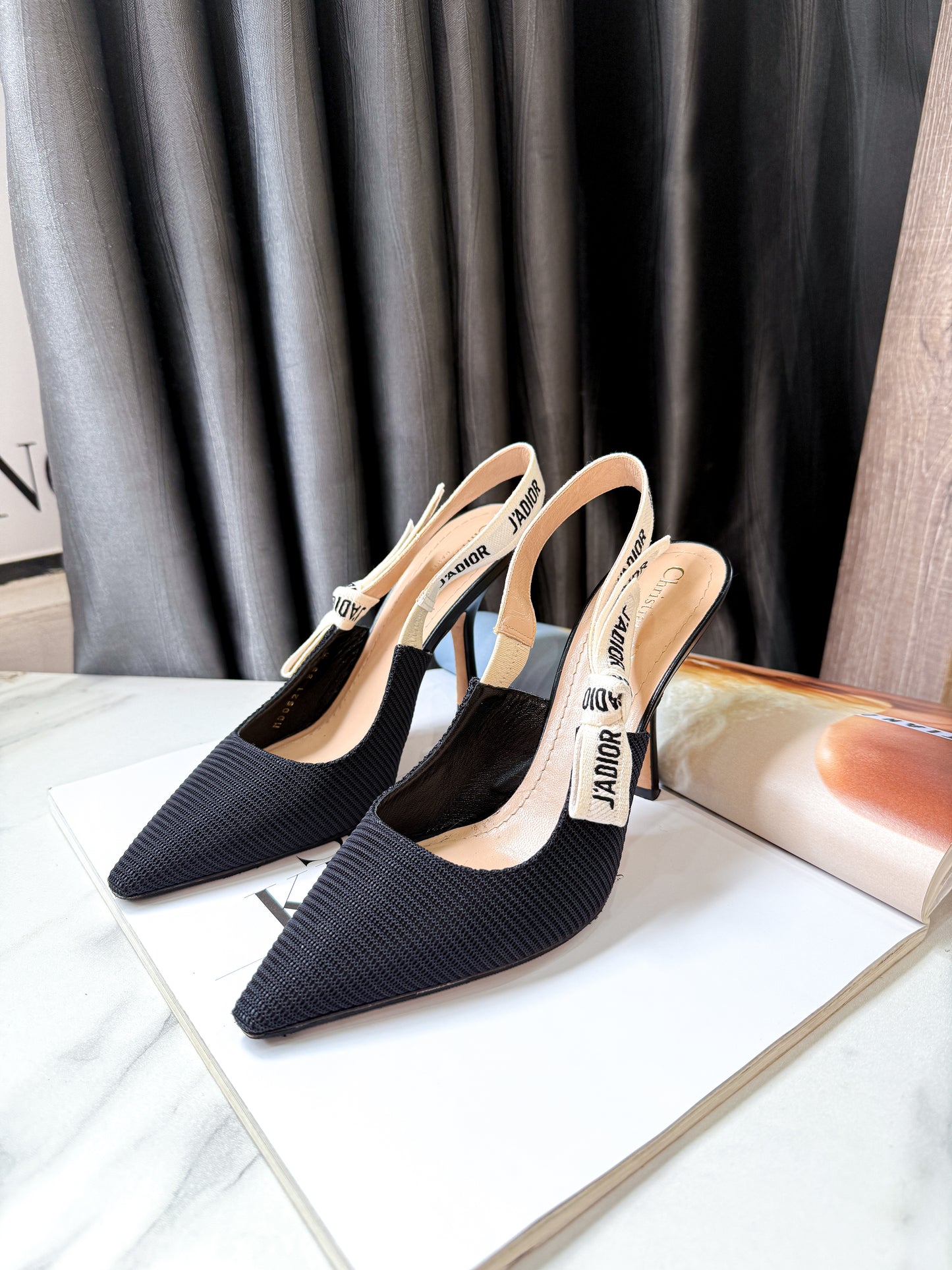Slingback Dior Đen Size 38D