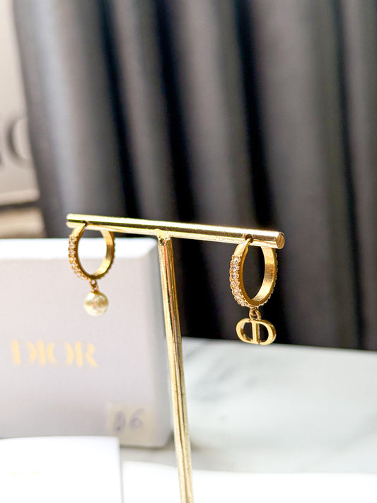 Khuyên Tai Dior Used D6
