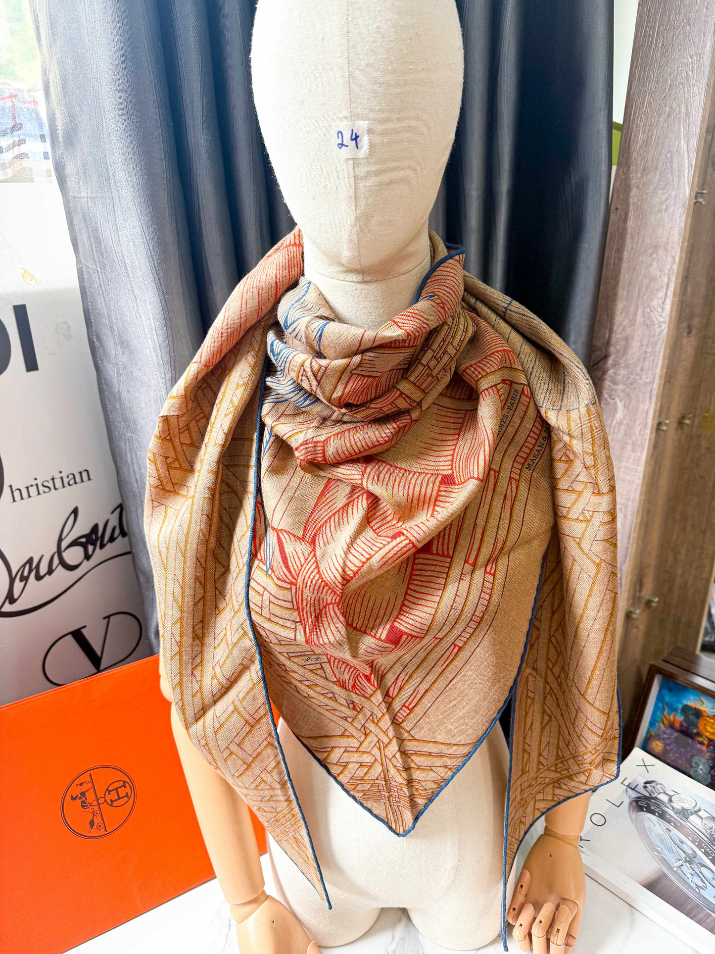 Khăn Lụa Hermes New HN24 5/11