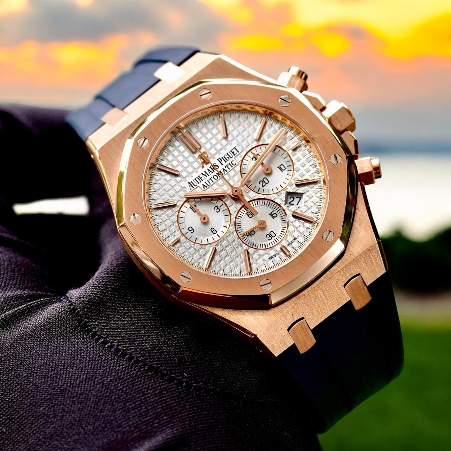 Đồng Hồ Audemars Piguet Royal Oak Chronograph 41mm Rose Gold 26320OR