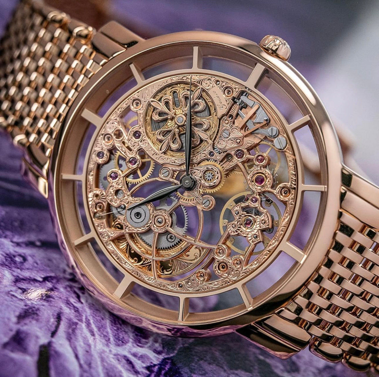 Đồng Hồ Patek Philippe 5180/1R Skeleton Rose Gold