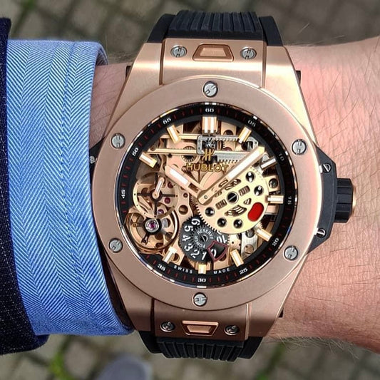 Đồng Hồ Hublot Bigbang Meca 10 King Gold