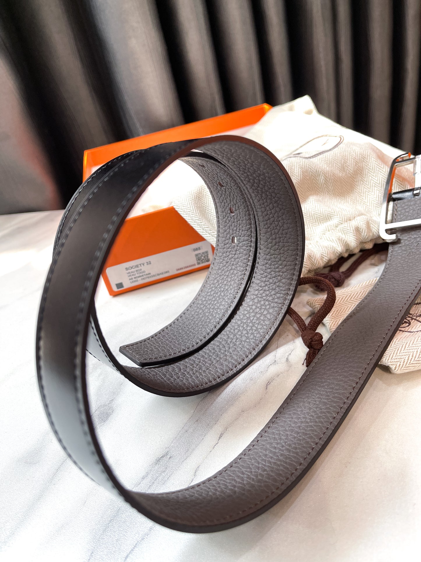 Belt Hermes Dùng 2 Mặt