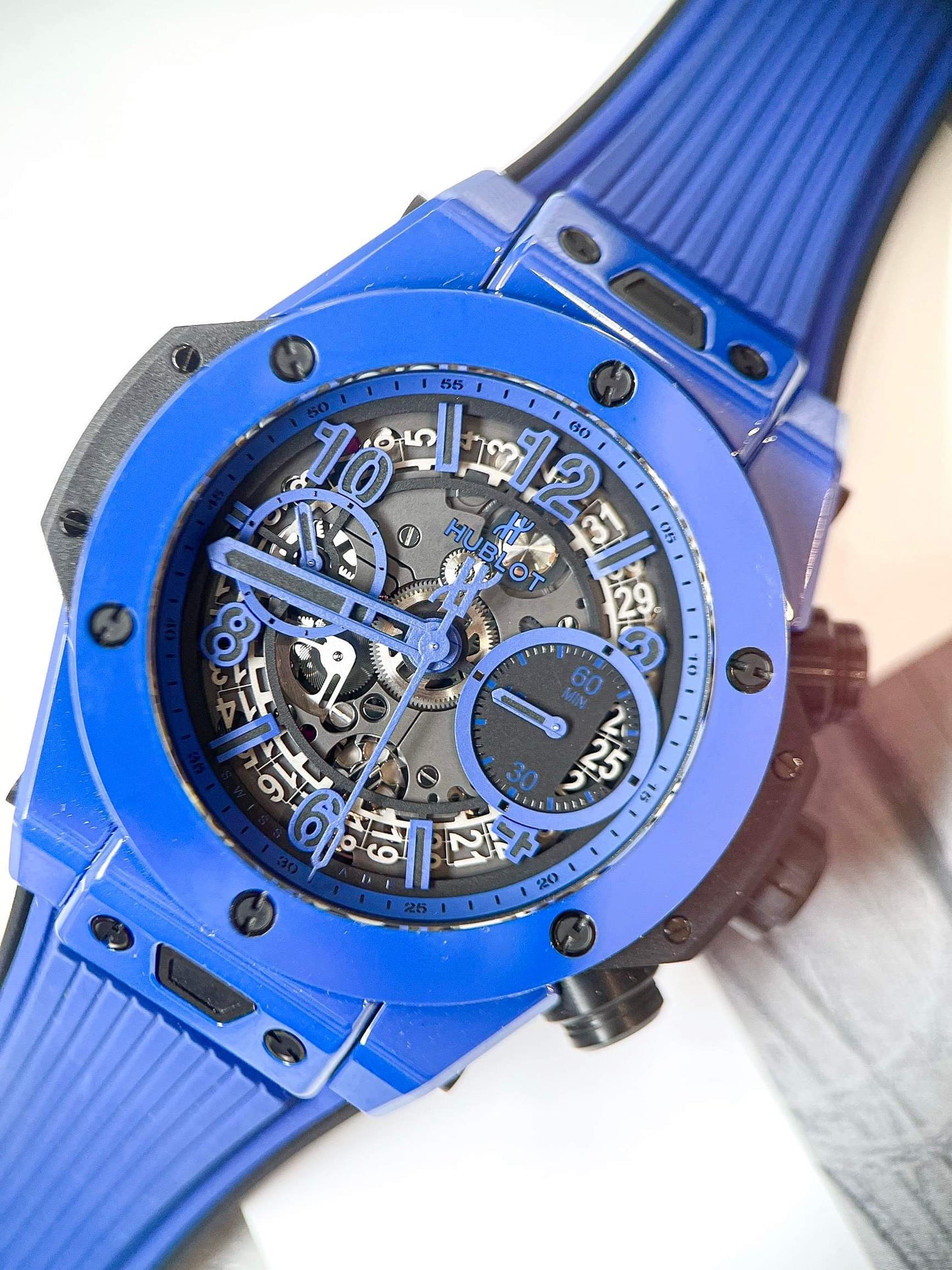 Đồng Hồ Hublot Bigbang Unico 42mm Ceramic Blue Limited 250pcs