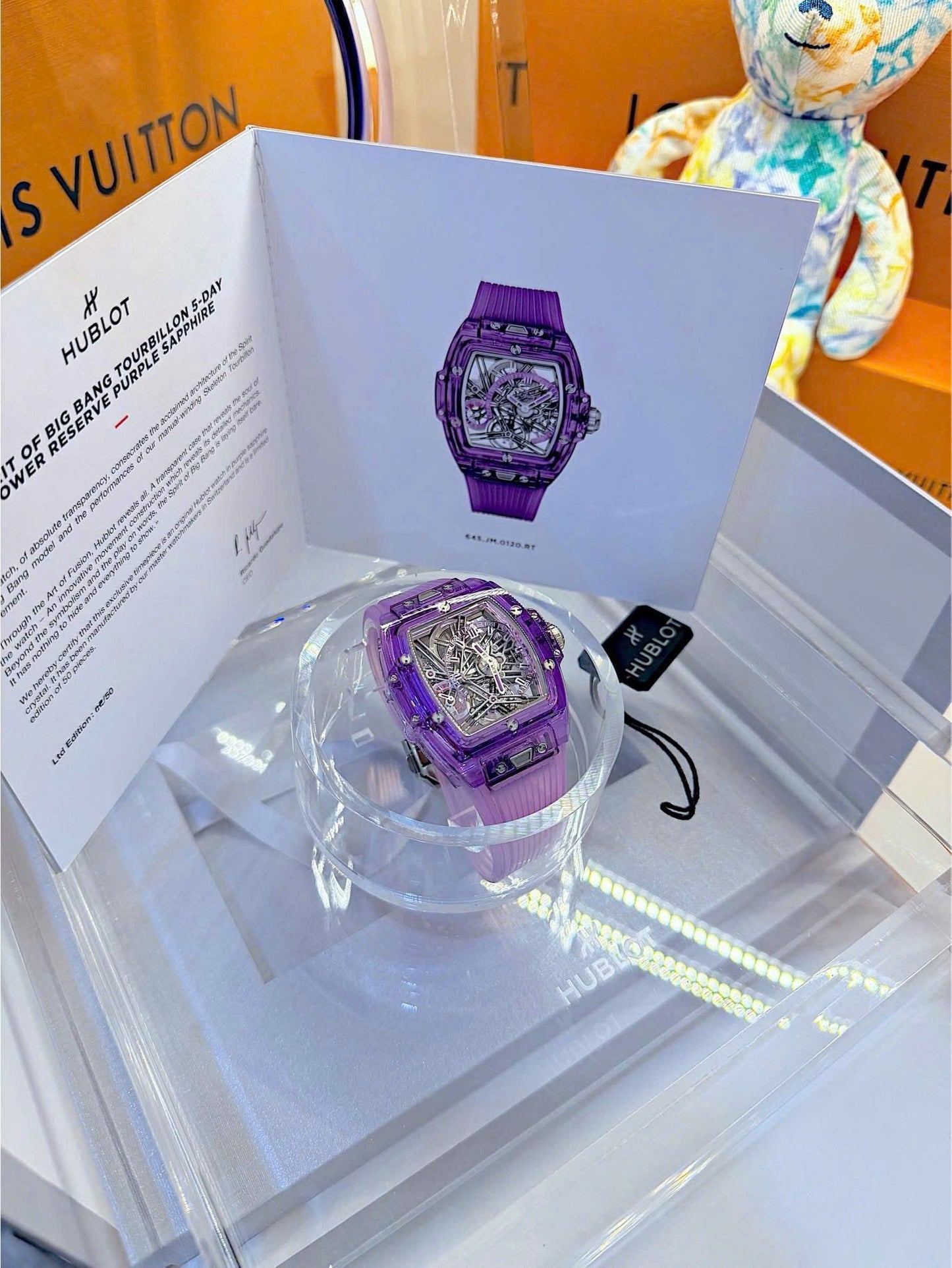 Đồng Hồ Hublot Spirit Of Bigbang Tourbillion Purple Sapphire 42mm
