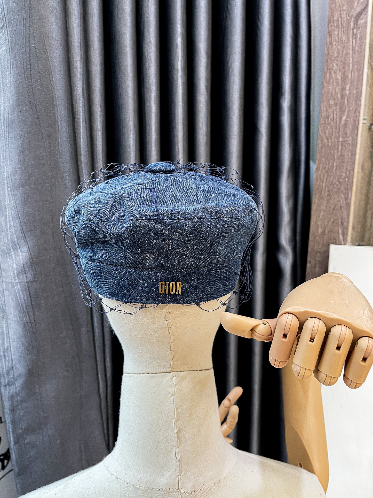 Mũ Dior Denim