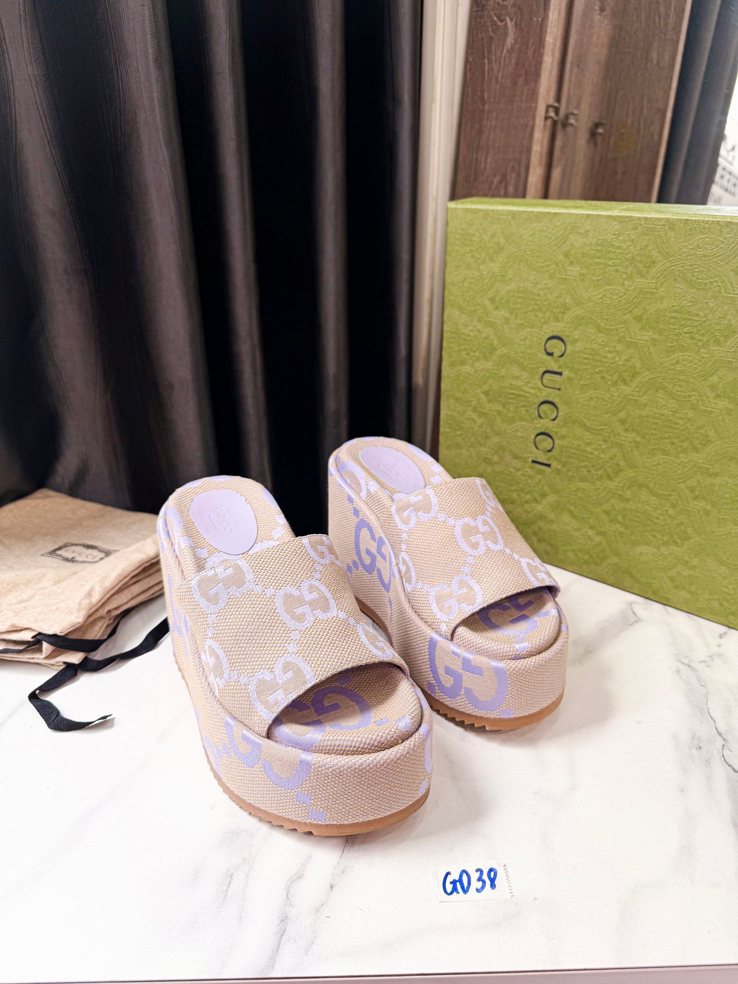 Dép Xuồng Gucci Used Size 36 GD38