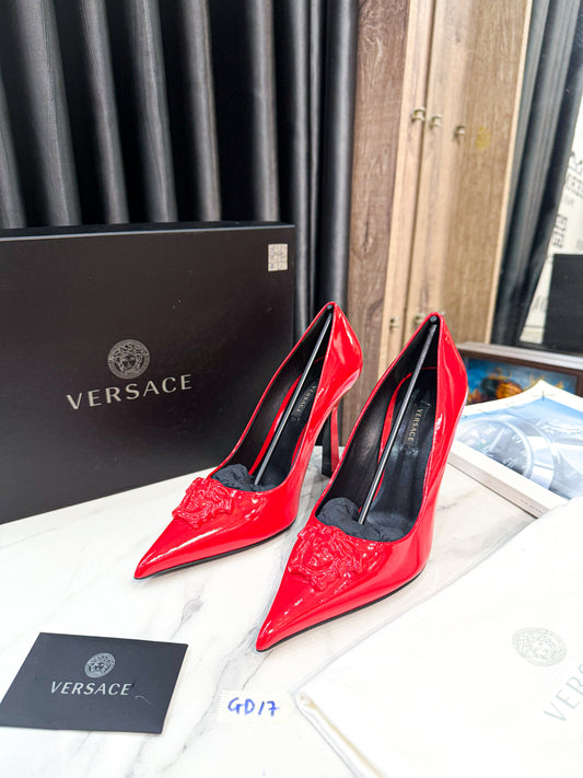 Giày Cao Gót Versace Đỏ New GD17