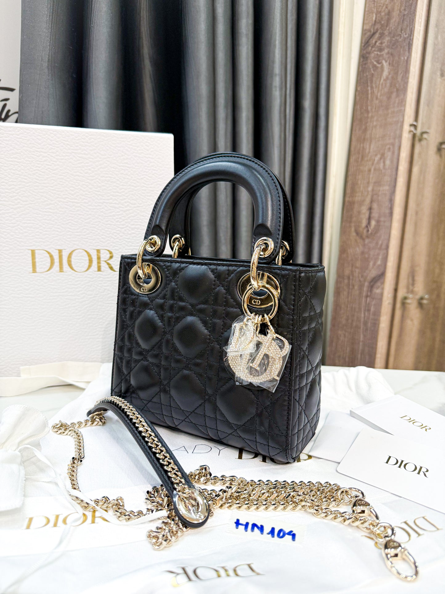 A A Dior Lady Size Mini New HN104