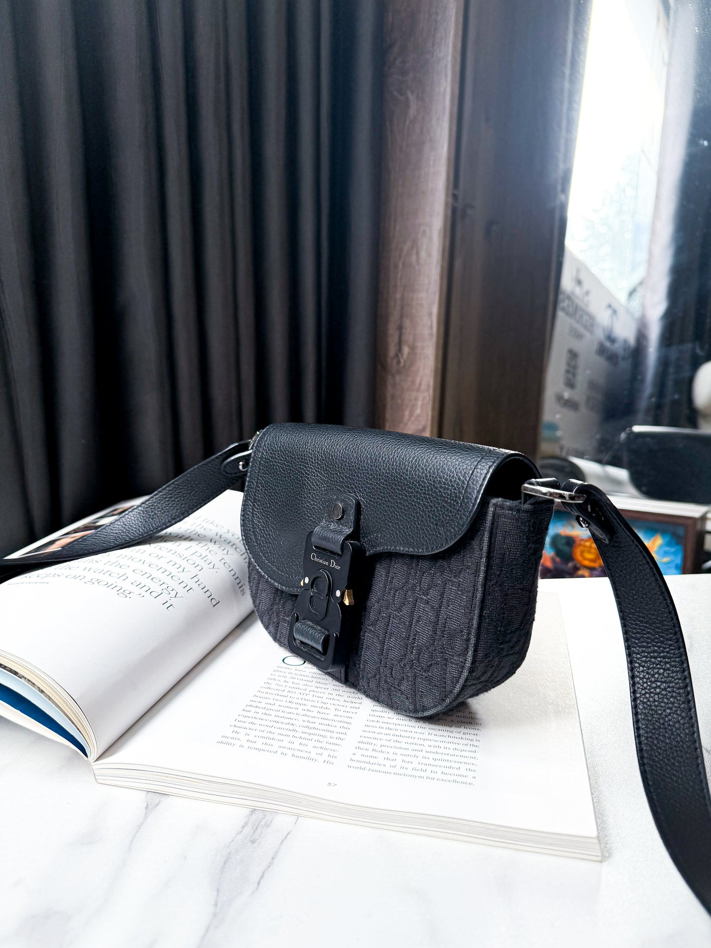 A A Dior Saddle Messenger Mini Bag
