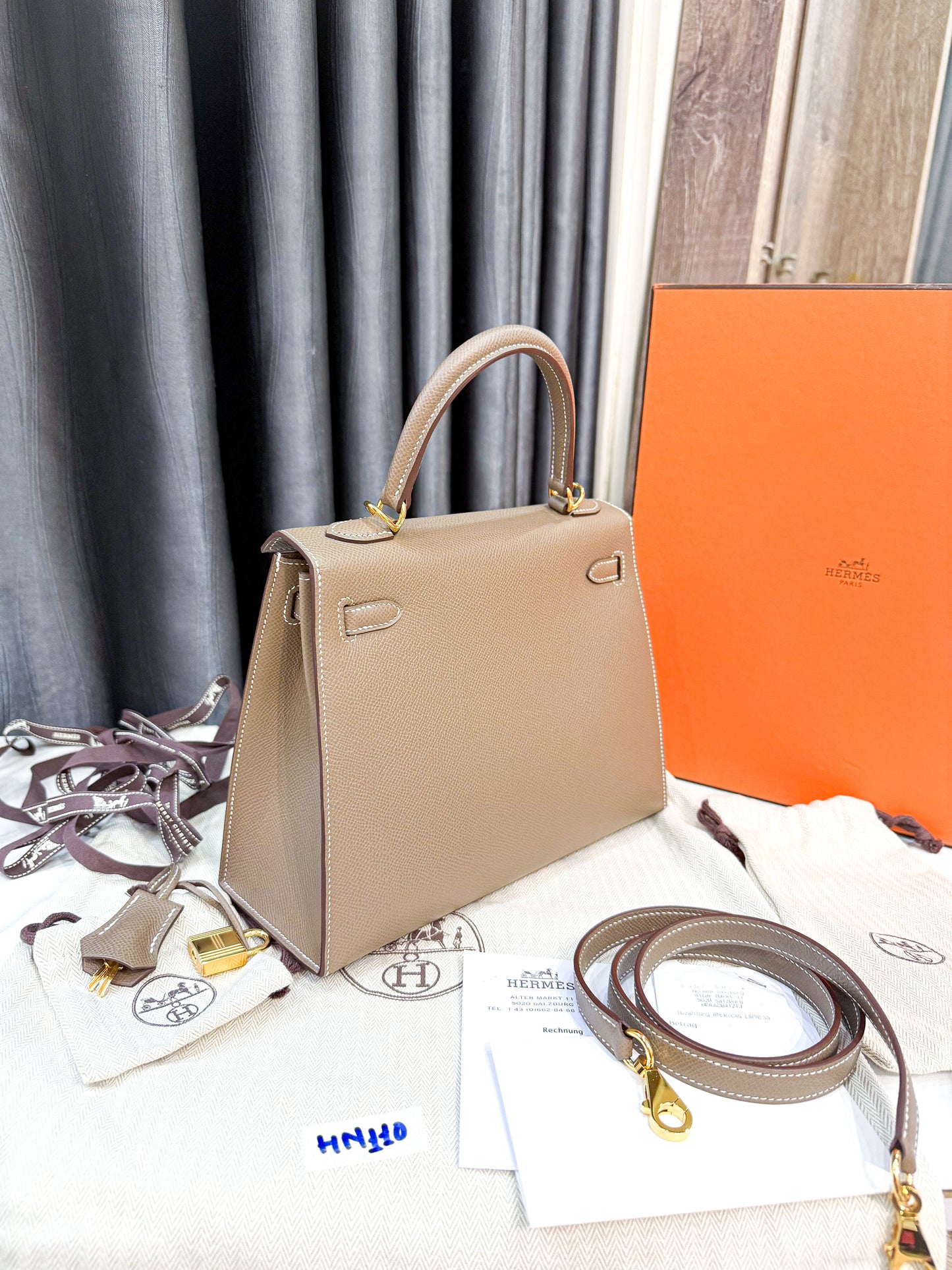 A A A Hermes Kelly K25 Like New HN110
