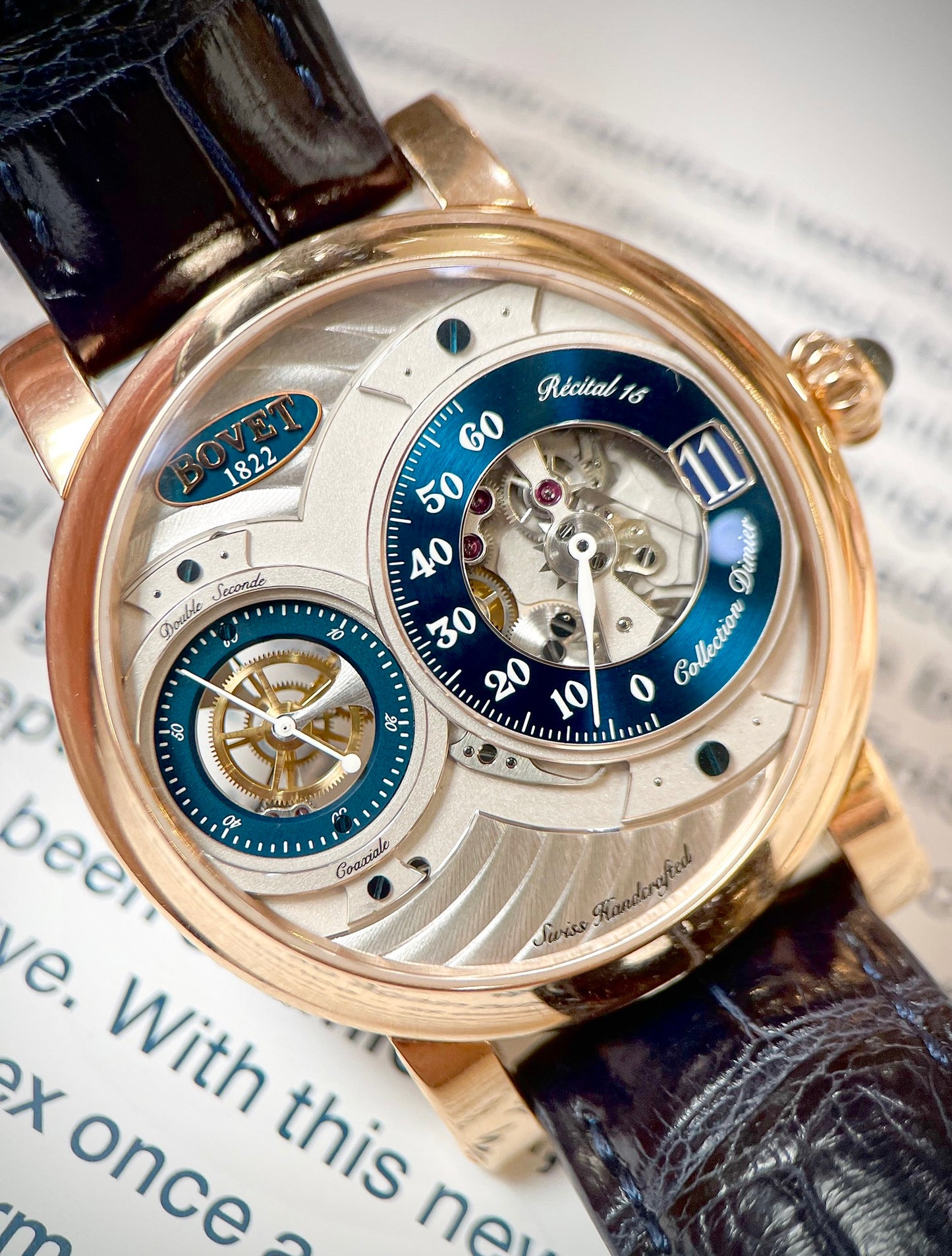 Đồng Hồ Bovet Dimier Recital 15 Blue R150007 Limited Edition 026/100