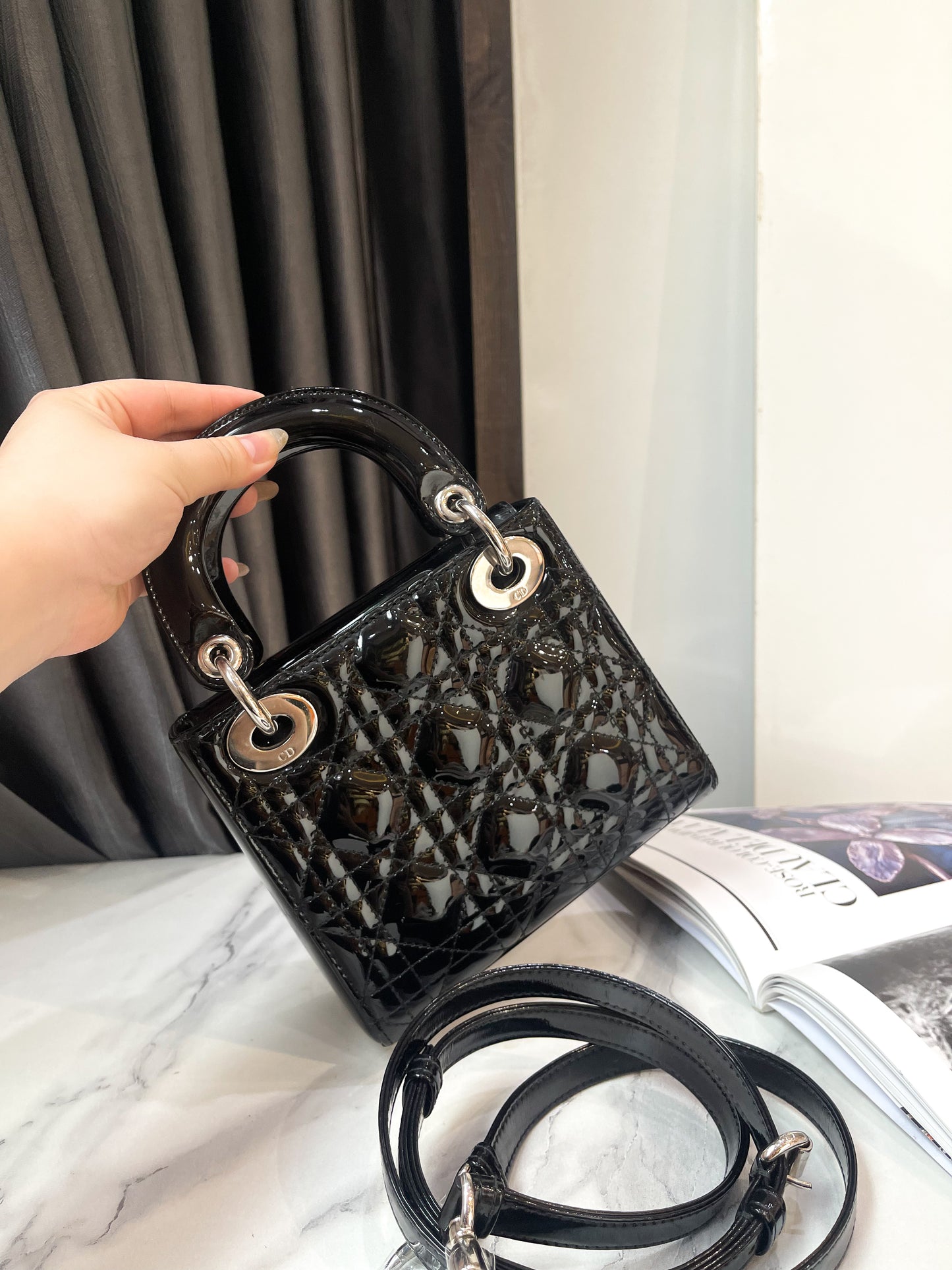 Dior Lady Mini Đen