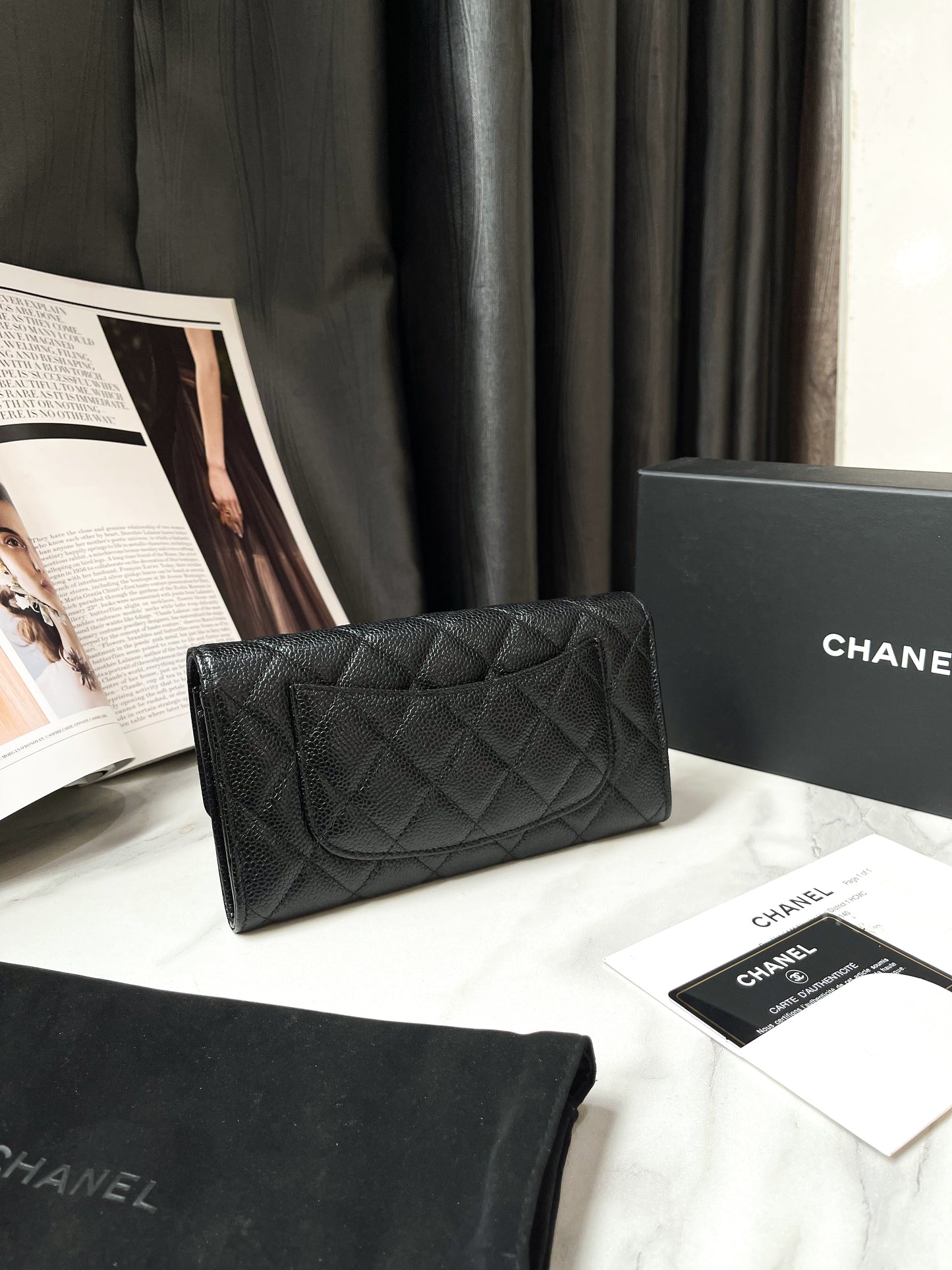 Chanel Ví Gấp Dài Classic