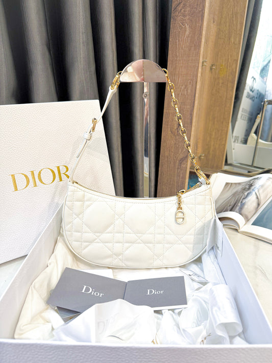 A A Dior Lounge Bag Trắng