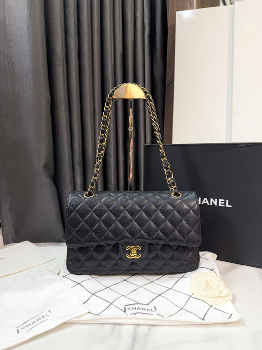 A A Chanel Classic M Caviar