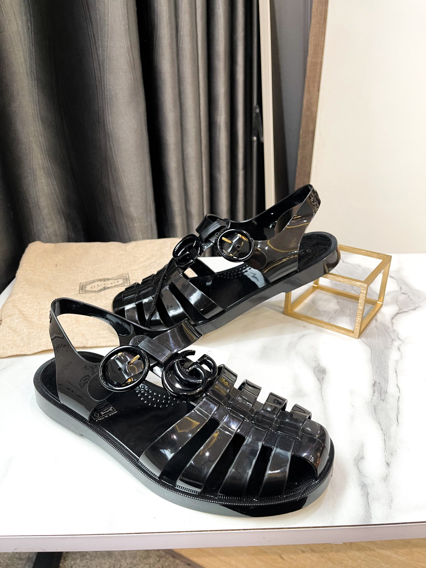 Sandal Gucci Nhựa New