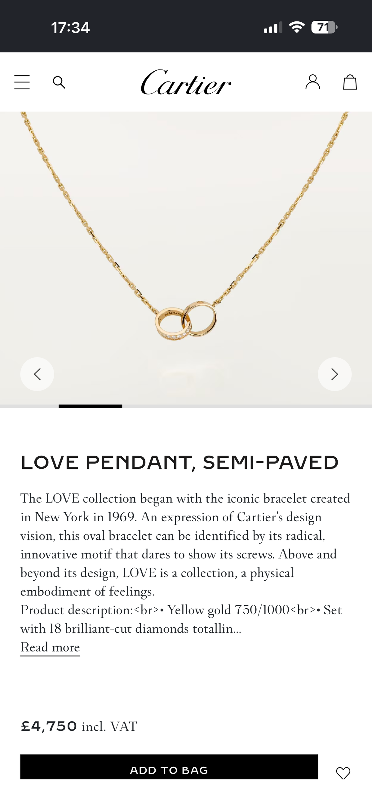 Vòng Cổ Cartier