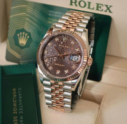 Đồng Hồ Rolex Datejust 36mm 126231 vi tính nâu