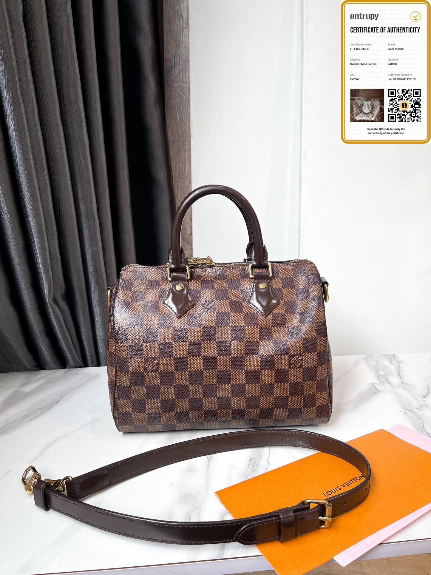 A A LV Speedy 25 Damier