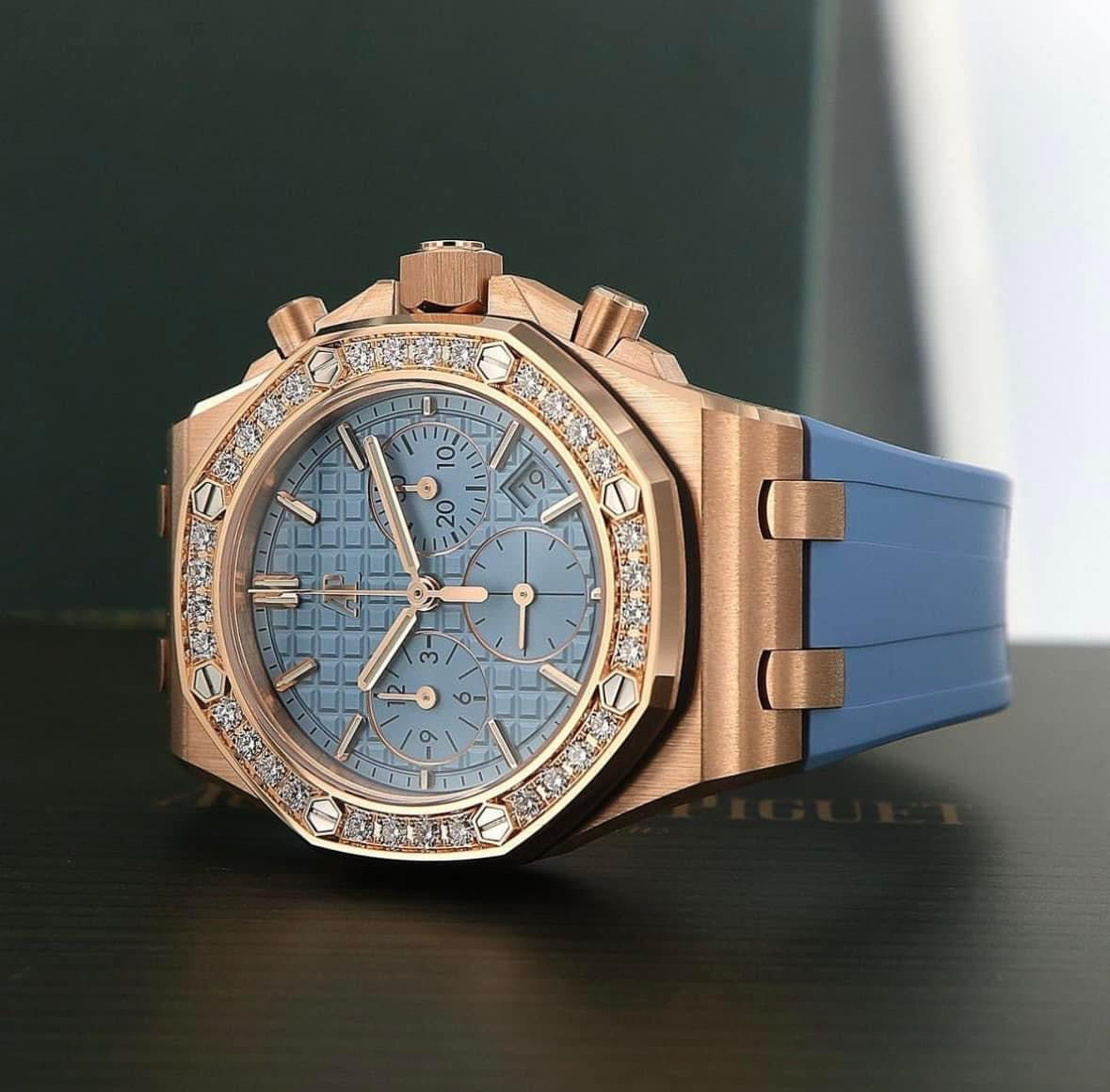 Đồng Hồ Audemars Piguet Offshore 26231OR Light Blue size 37mm