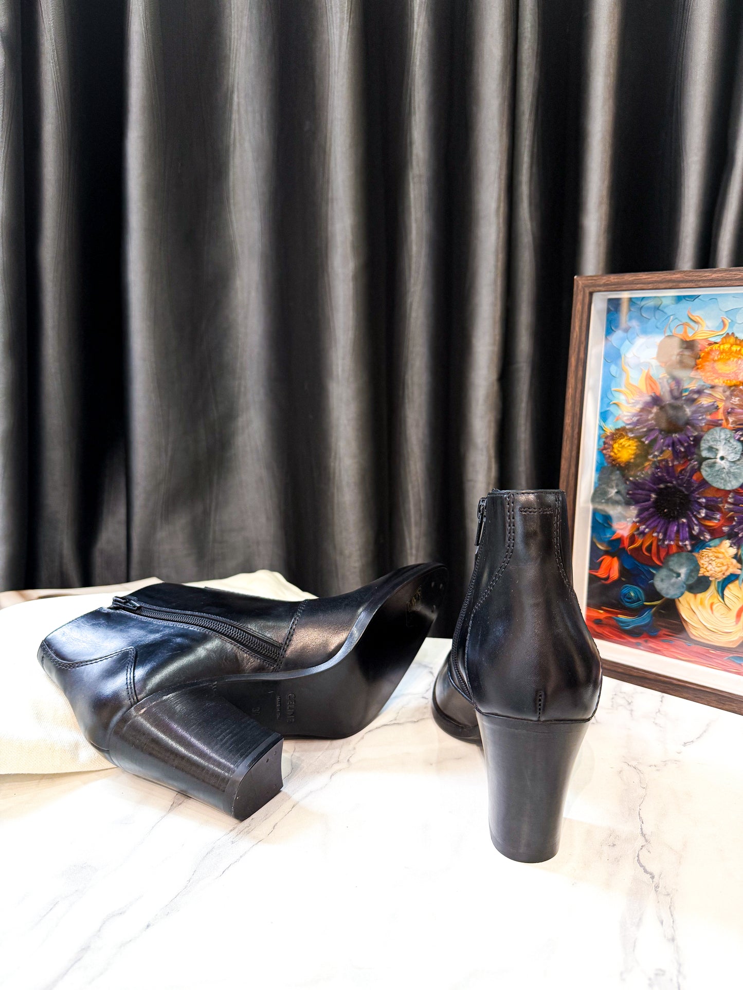 Boot Celine Đen Size 39